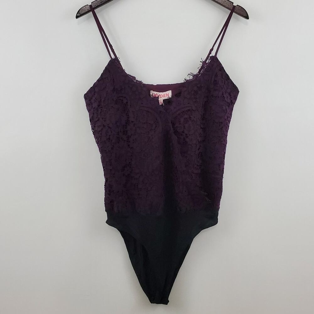 Leyden Plum Cami Layering Bodysuit